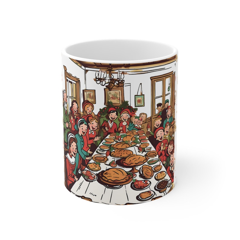 A Banquet in an Old House Mug