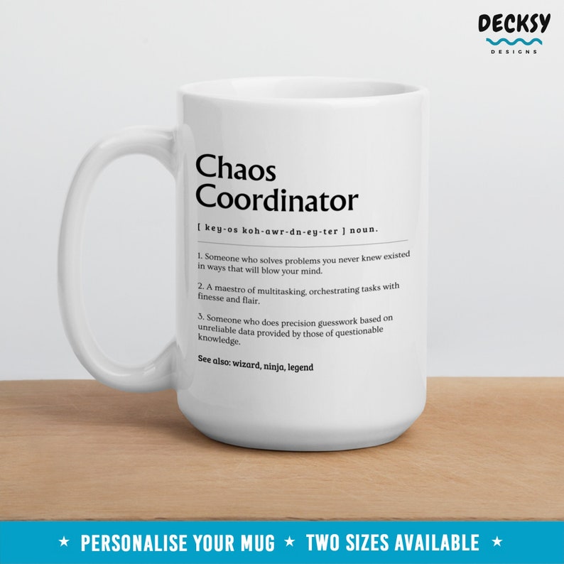 Chaos Coordinator Definition Mug