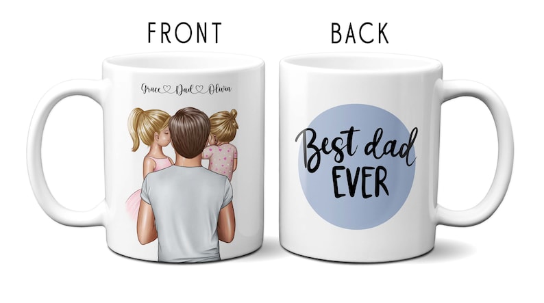 Custom Best Dad Ever Mug