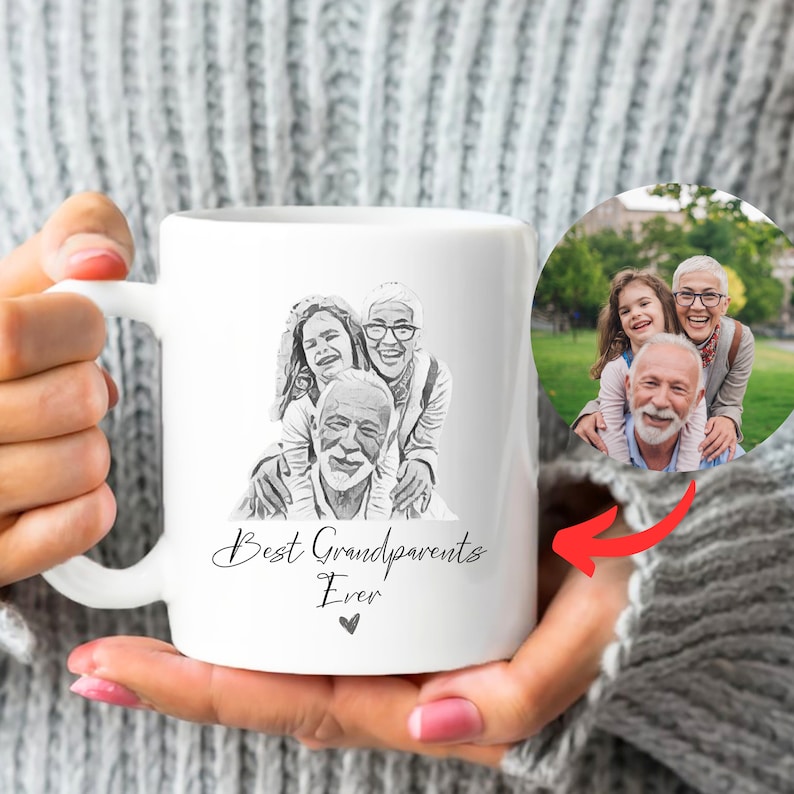 Custom Photo Mug for Grandparents