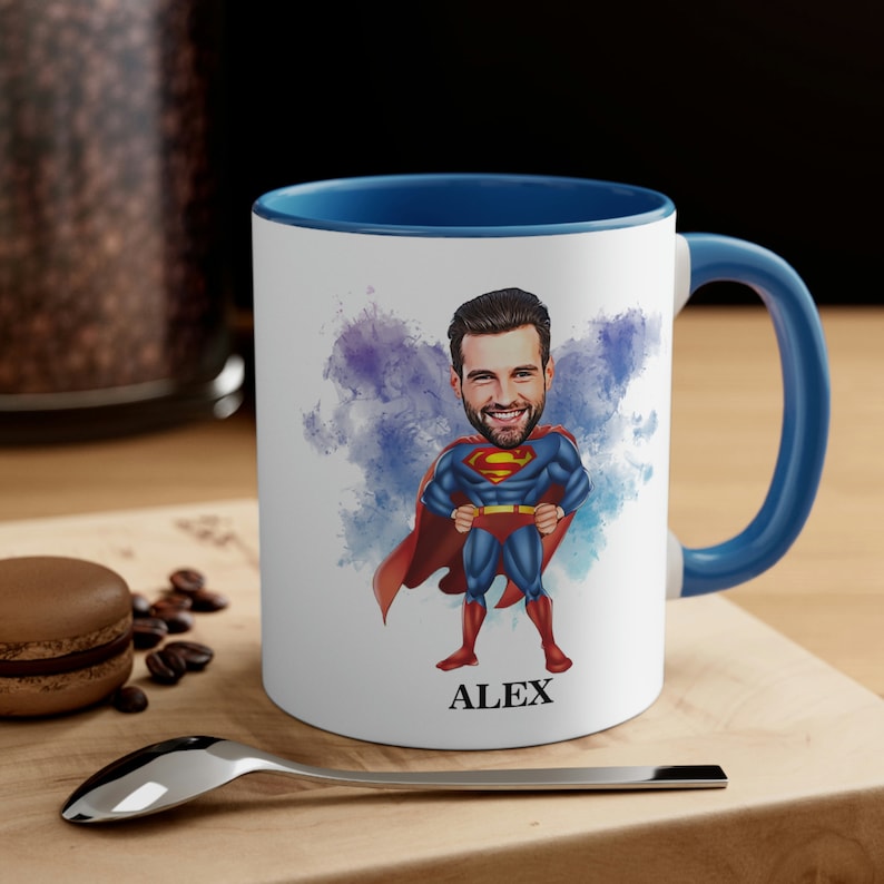 Custom Super Dad Mug