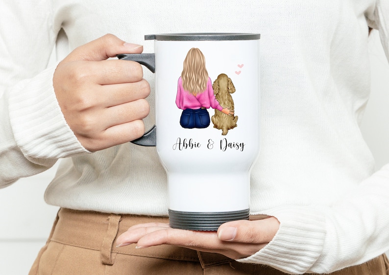 Customisable Dog Mum Travel Mug