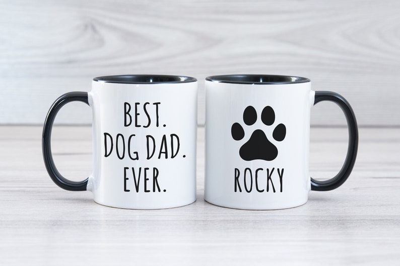 Dog Dad Mug Personalized - Best Dog Dad Ever