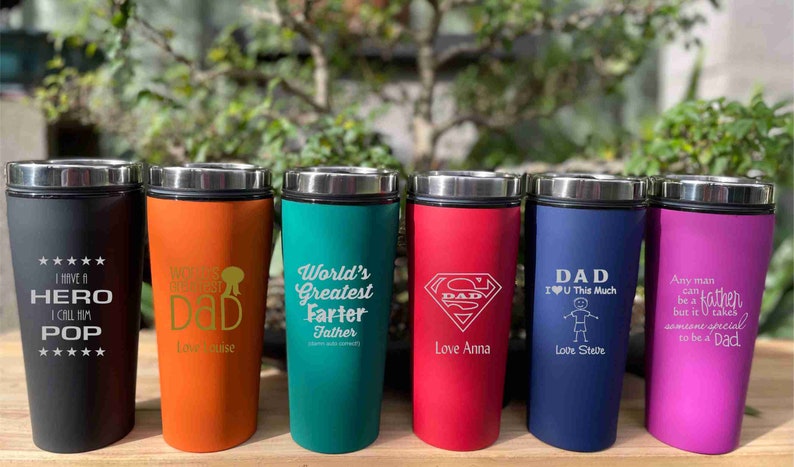 Fathers Day Thermo Travel Mug - Coffee Mug