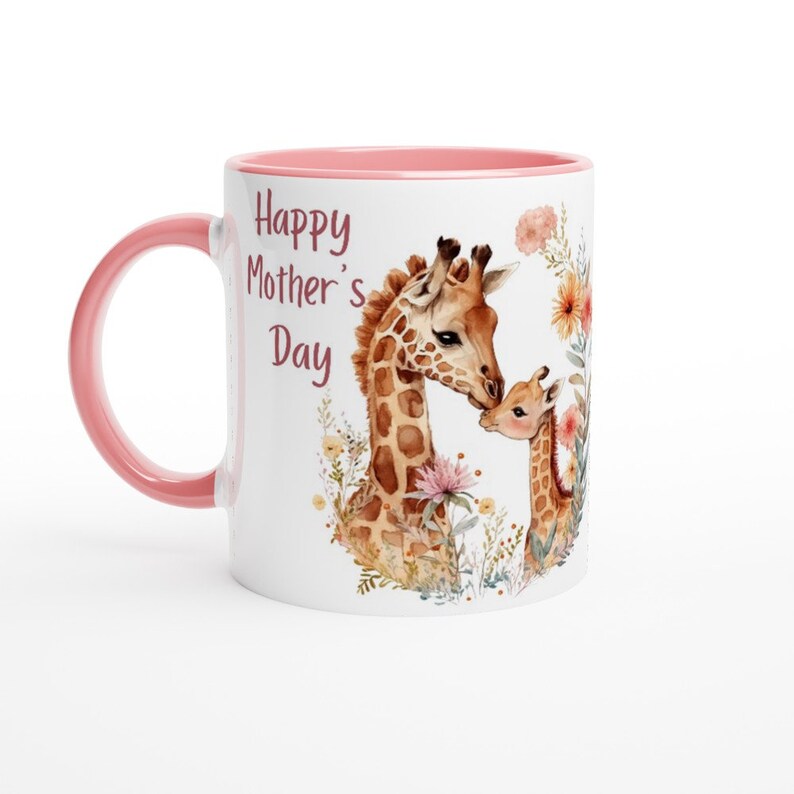 Happy Mother's Day Giraffe Mug