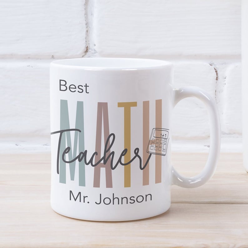 Math Teacher Mug Customizable Mug