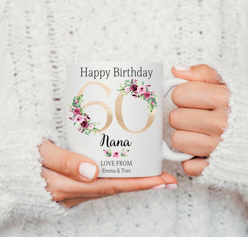 Personalised 60th Birthday Mug