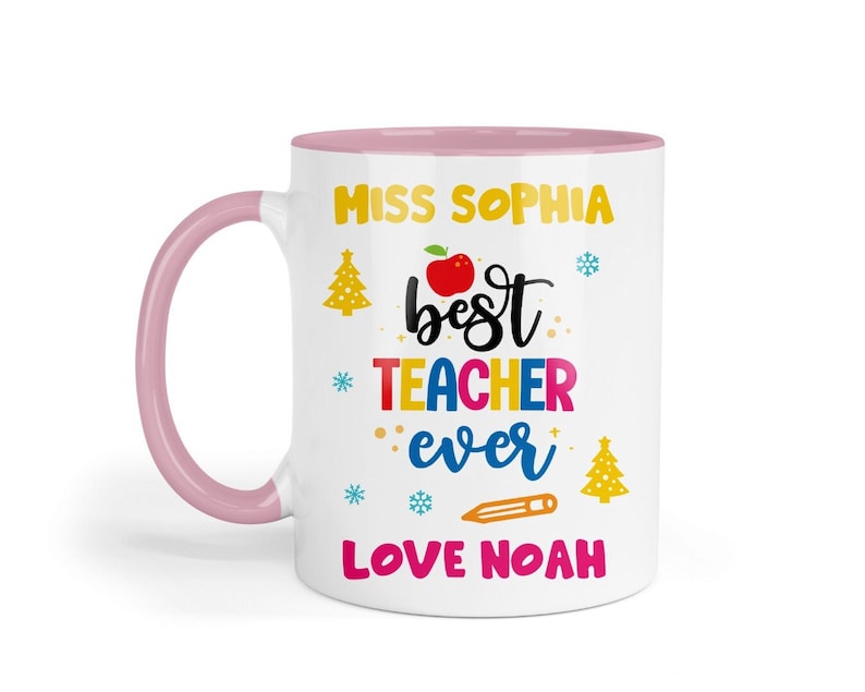 Personalised Best Teacher Ever Mug & Coaster Set