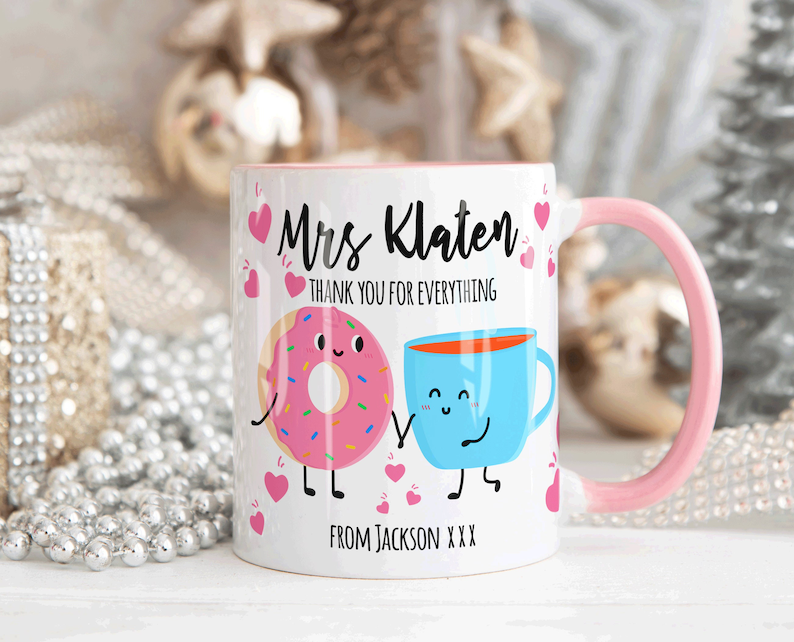 Personalised Teacher Thank You Gift Mug