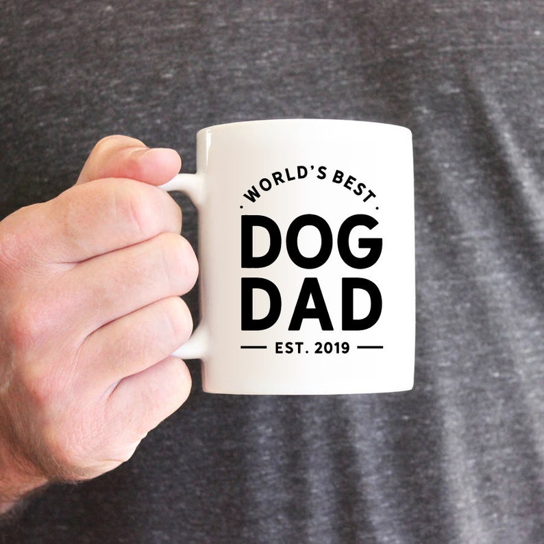 Personalized World's Best Dog Dad Coffee Mug