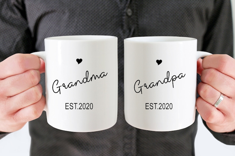 Pregnancy Announcement Mug Set