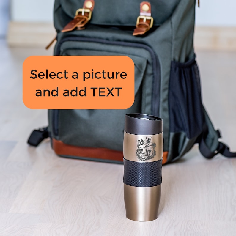 Travel in Style with Engraved Thermal Mug