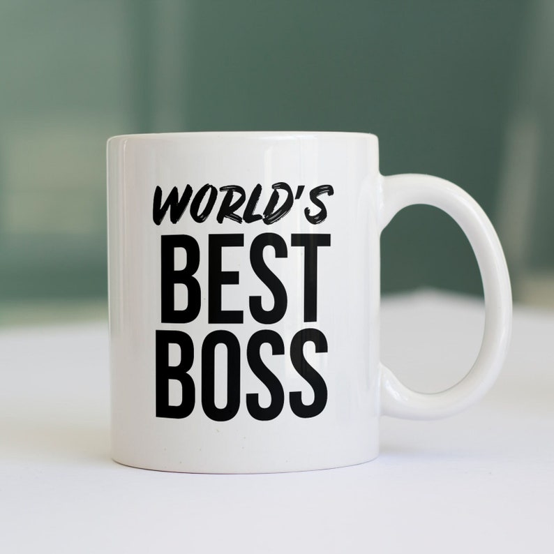 World's Best Boss Printed Coffee Ceramic Mug