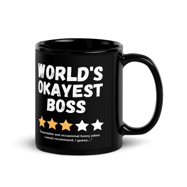 World's Okayest Boss Mug