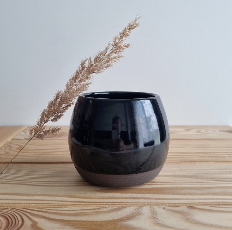 Black Ceramic Mug