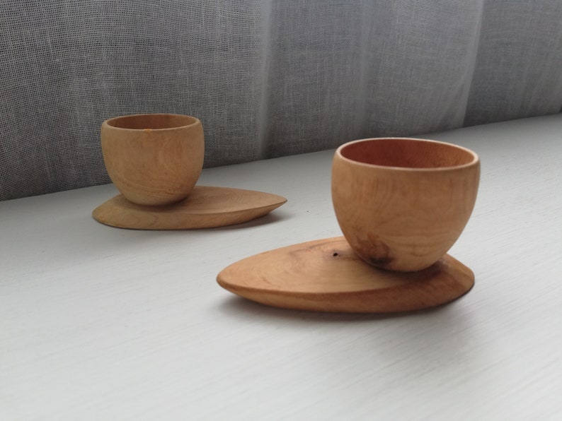 Eco-Friendly Wooden Egg Cups