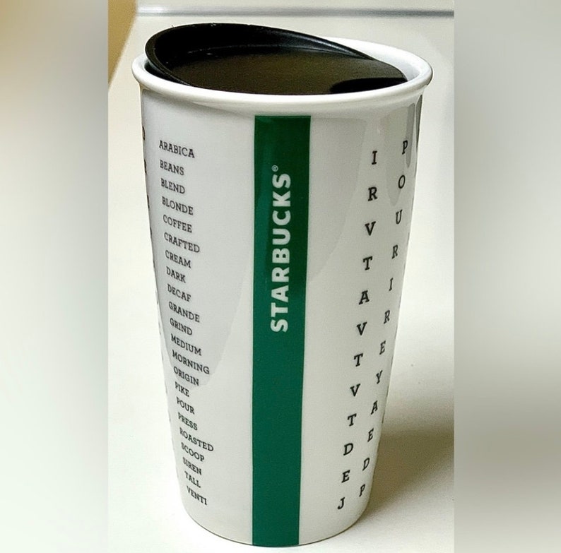 Officially Licensed 2016 Retired Limited Edition Porcelain Starbucks Travel Mug