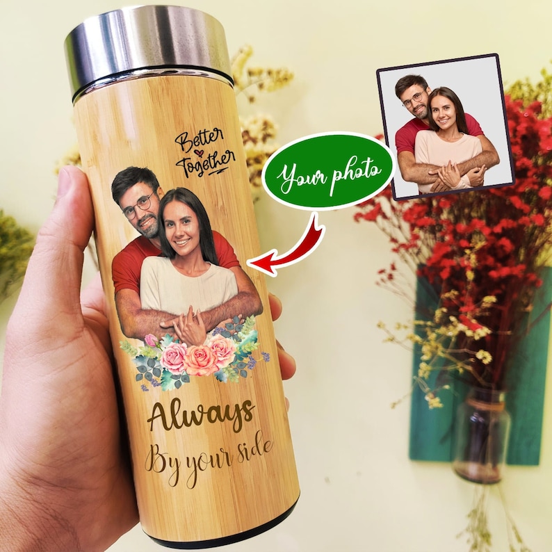 Personalised Eco Bamboo Travel Tumbler