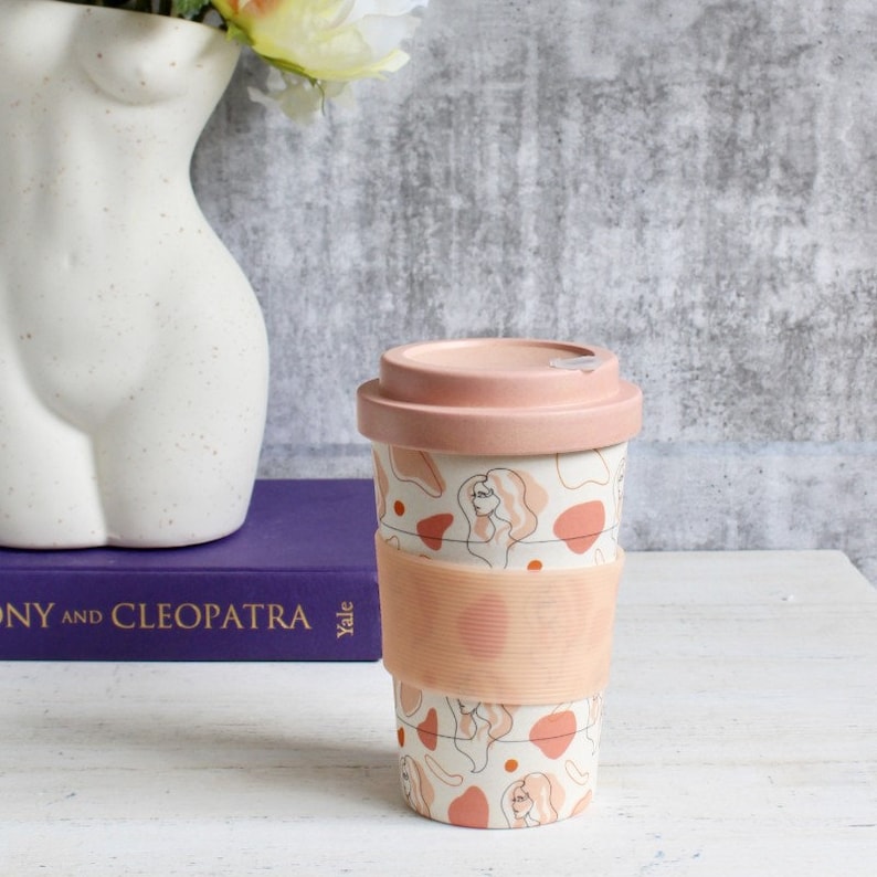 Pink Girl Eco Travel Mug