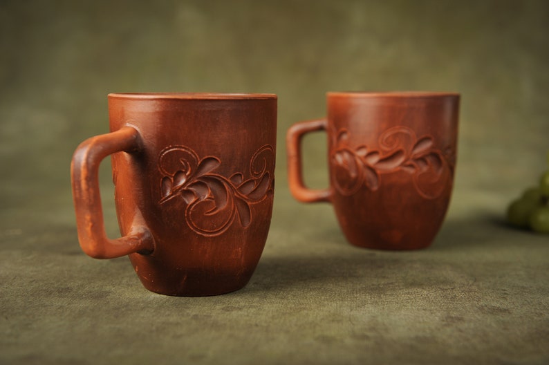 Set of 2 Ceramic Cups