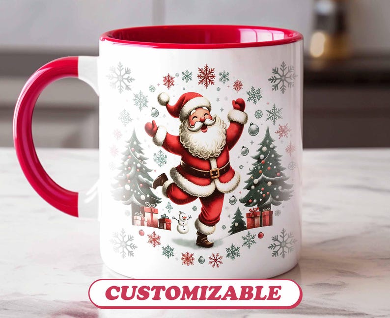 Customizable Merry Christmas Mug Gift