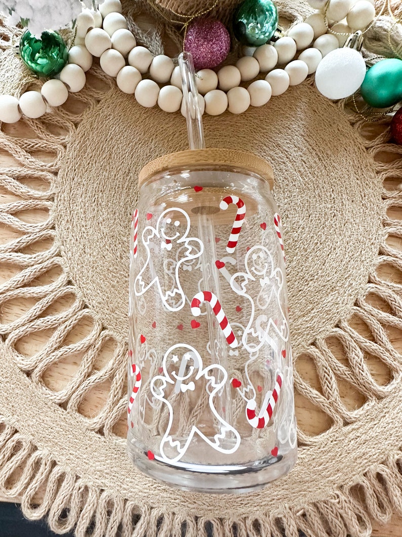 Gingerbread Glass Cup