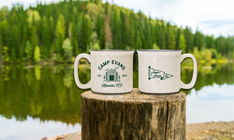 Speckled Camping Mug – Camp Bachelorette Edition