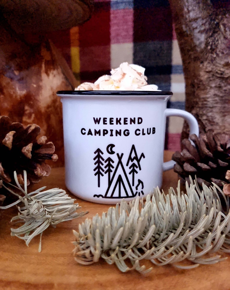 Weekend Camping Club Ceramic Mug